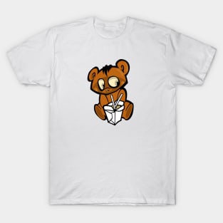 Bear eating chinese food T-Shirt